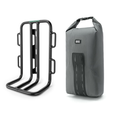 ROCKBROS Bike Front Fork Rack Quick Release Aluminum Luggage Carrier With Bag