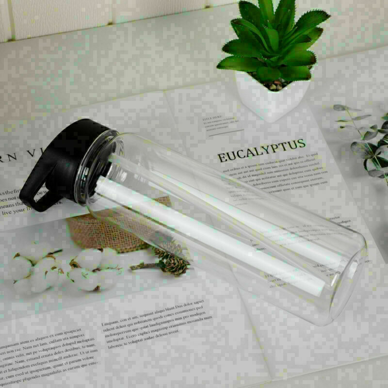 Sports Water Bottle 750ml Gym Travel Clear BPA Free Leakproof Drinking Bottles