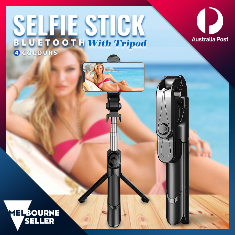 Selfie Stick Tripod Light Phone Holder Bluetooth Remote iPhone Samsung Stand Oz