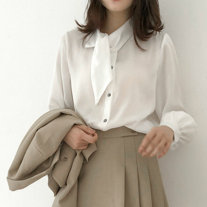 Chemisier À Boutons Pour Femmes En Satin Uni Blouse Tops De Bureau Pour Femme