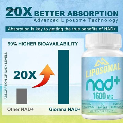 1600mg liposomal NAD+ capsule