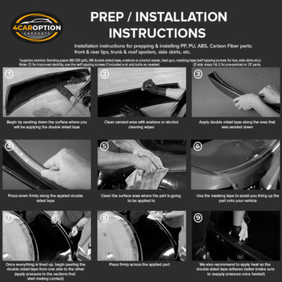 Fits 09-20 Nissan 370Z NS Style Side Skirts Rocker Panel Extension Lip 2PC PP