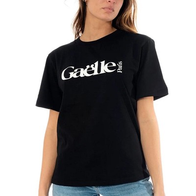 

Женская футболка GAELLE Paris GBDP16701 черная с логотипом E2023, Black