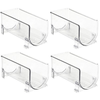 4 Pack KüHlschrank Organizer KüChen Flasche Lager Regal Stapelbare Wein Hal G1F8