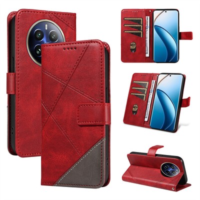 Splice Wallet Flip Cover Case For Oppo Realme 12 Pro+ 5G C63 C61 C65 C55 C53 C31