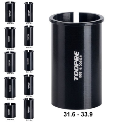 Bike Seat Post Shim Tube Sleeve Reducer Seatpost Converter Adapter