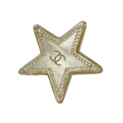 CHANEL バッチ 楽天市場】CHANEL シャネル Bicolor CC Brooch ブローチ メタル