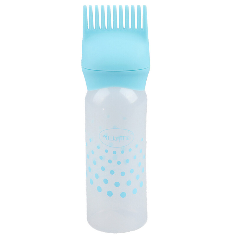 Hair Dye Bottle Shampoo Hair Coloring Dyestuff Applicator Bottle with Comb TO-ig