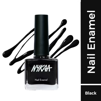 Nykaa Nail Enamel Polish Black Licorice 84 9ml eBay