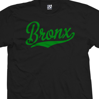 Bronx Script Shirt | Baseball Tail Sports Jersey Team The | Mens Tee Shirt
