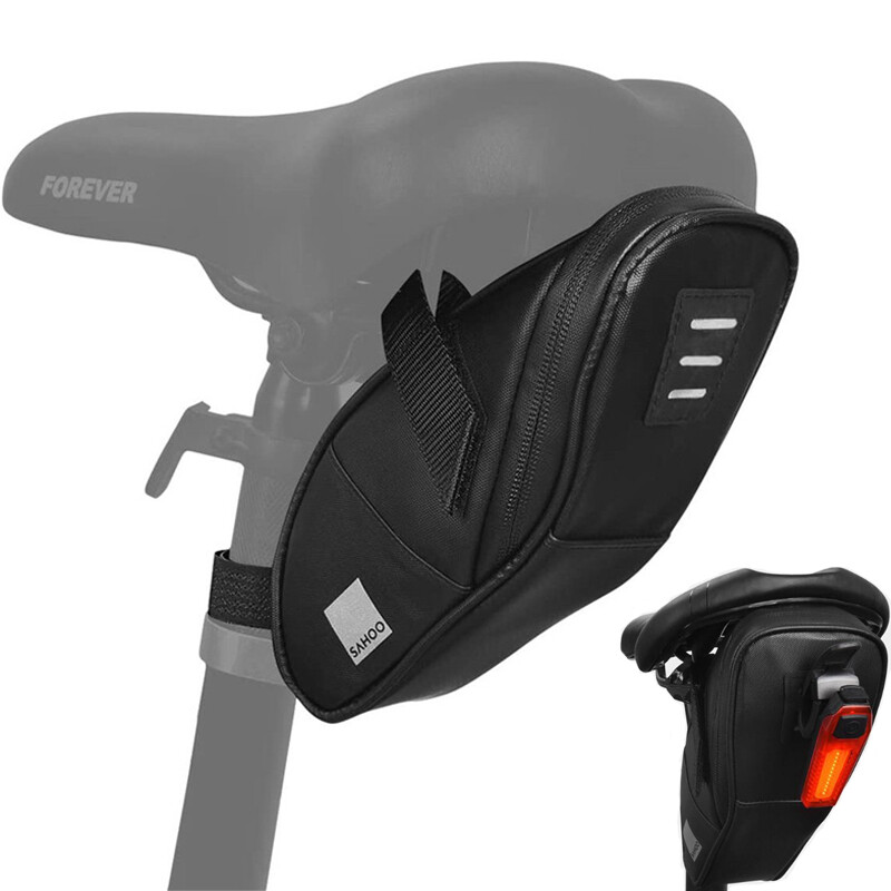 New Bike Bicycle Saddle Bag MTB Waterproof Cycling Under Seat Pouch Storage Bag