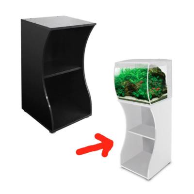 DAWNYIELD Reptilien Tank Ständer 120x60x80cm - Aquarium Unterschrank Mit Stauraum, Schwarz