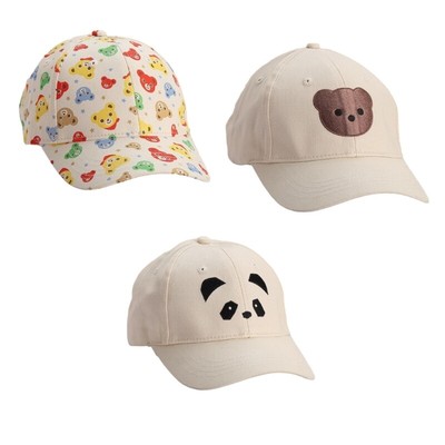 Baby Peaked Cap with Cartoon Pattern Duck Tongue Caps Baby Hat Kids Sun Hat