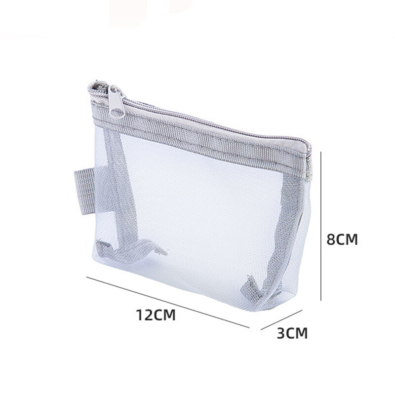 Mini Travel Toiletry Storage Cosmetic Bag Beauty Zip Makeup Organizer Pouch US