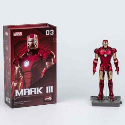 ZD Toys Iron Man MK1 MK2 MK3 MK4 MK5 MK6 MK7 Action Figures 4'' Figure Licensed