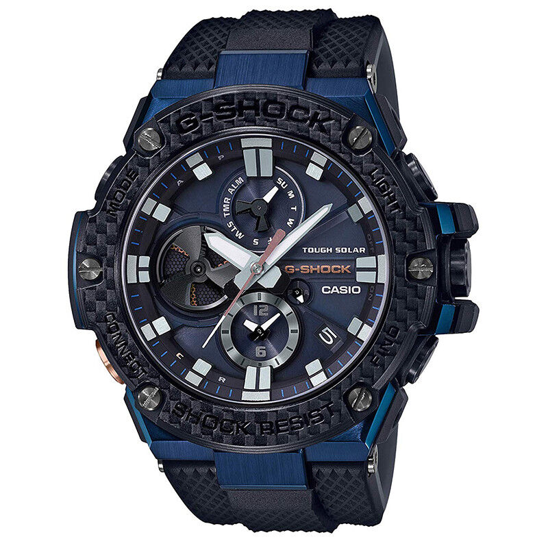 Pre-owned G-shock Casio  Gst-b100xb-2ajf G-steel Bluetooth Solar Men Watch Gst-b100xb-2a