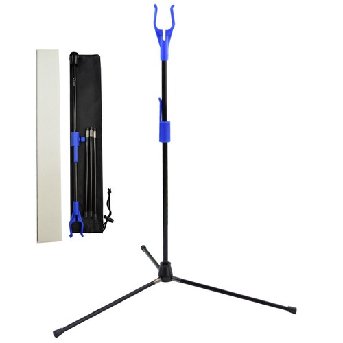 1xArchery Recurve Bow Stand Holder Fiberglass Shaft Rack Portable Bow Stand Rack