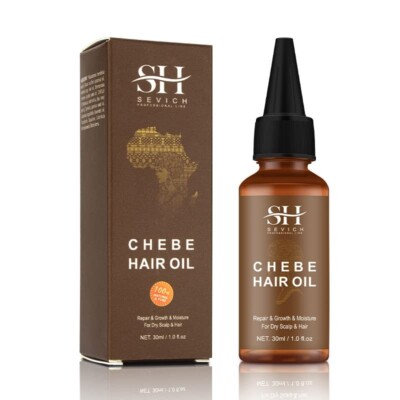 100% Naturals Chebe Hair Oil African Chebe Powder Serum Hair Loss Treatment 30ML