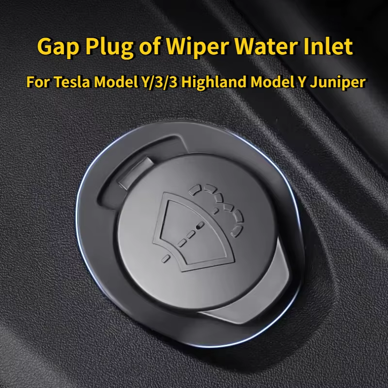 Gap Plug of Wiper Water Inlet for Tesla Model Y/3/3+/Y Juniper 2025 Gap Plug Pre