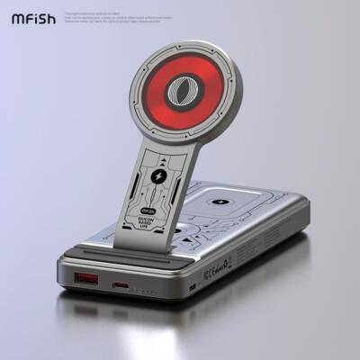 5-in-1 Wireless Magnetic Power Bank 20000 mAh Large Capacity Power Bank 