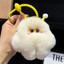 Cute Imitation otter Rabbit Hair Pendant officiel Car Key Chain Bag Accessries GifDT