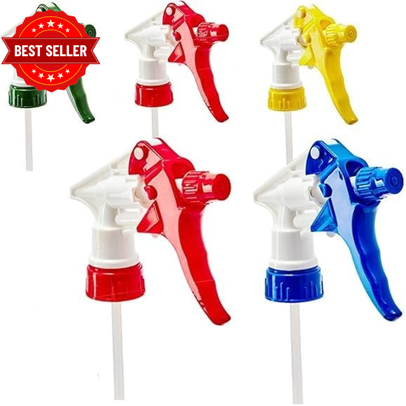 5PCS Spray Nozzle,Random Color Plastic Trigger Sprayer for Gardening and Cleanin