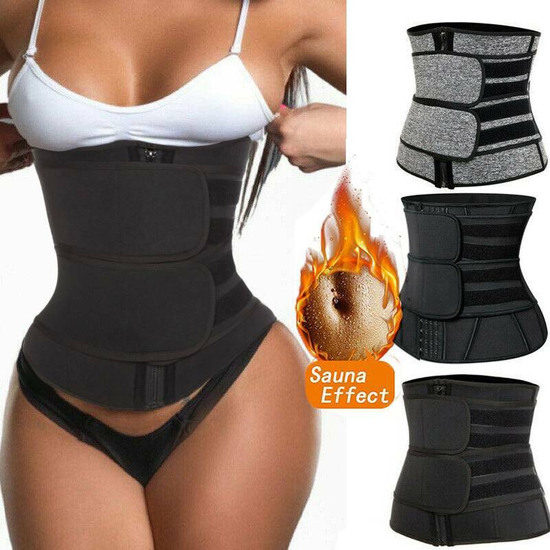 Waist Trainer Cincher Trimmer Sweat Belt FAJAS Heat Shaper Hot Sauna Shapewear