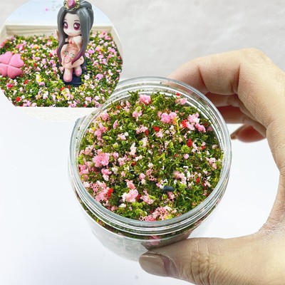 Miniatures Grass Powder HO/OO Scale Handmade Plants Can Lay 20x30cm Flower Field