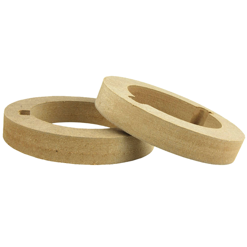 2-Pair Titanium Super Bullet Tweeters 175W 4 Ohm w/ Custom MDF Tweeter Adapters