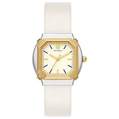 Pre-owned Tory Burch Blake Ivory Ladies Watch Tbw5100