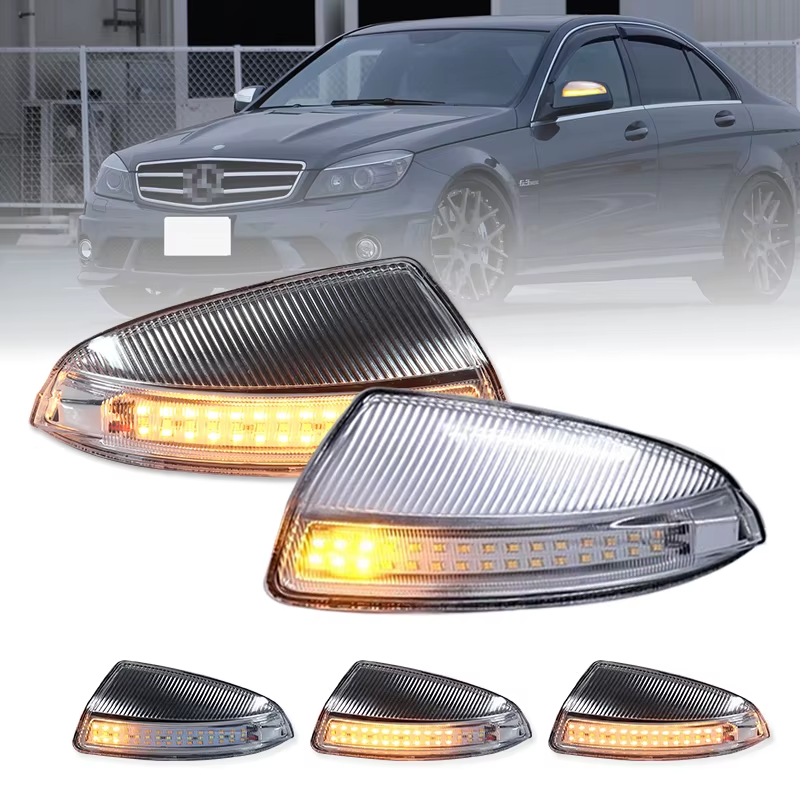 Car LED Rearview Mirror Turn Signal Light for Mercedes-Benz C Class W204 S204 W6
