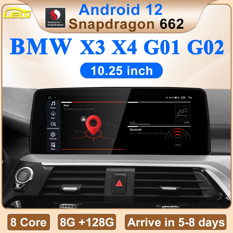 Factory Price Snapdragon chip 10.25" 8 Core Android Auto Appale Carplay For BMW