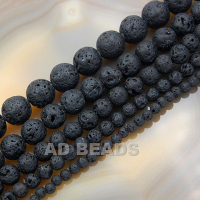 Natural Gemstone Smooth Round Loose Beads 15''  4mm 6mm 8mm 10mm 12mm