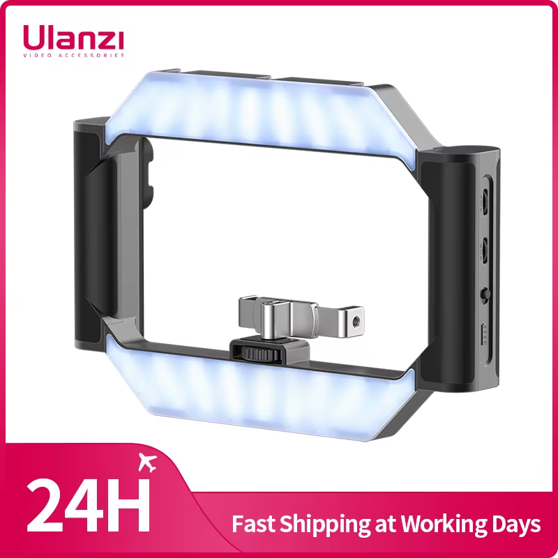 U-Rig Light Wireless Remote Smartphone Video Rig LED Video Light 2 in 1 Ring Lig