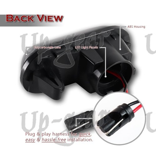 For 2000-2009 Honda S2000 Sequential LED Smoke Lens Signal Side Marker Lights