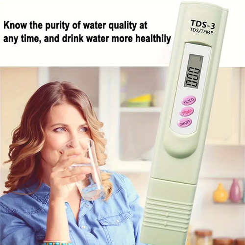 Handheld Water Quality Hardness Purity Digital LCD Meter 0-9990 PPM TDS TDS-3