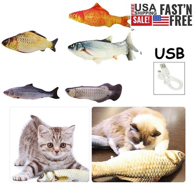 Fish Moving Toy Electric Flopping Fish Usb Charging Toy