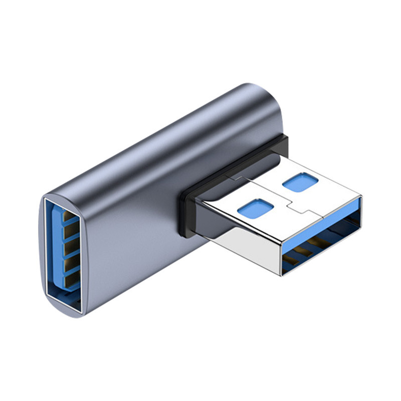 90 &deg; right angle USB C to USB Adapter Type C Transfer data Fast Charge Converter