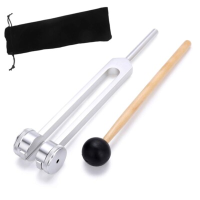 Tuning Fork 128 Hz, C-128 Frequency Aluminum Alloy Non-Magnetic Tuning Fork7837