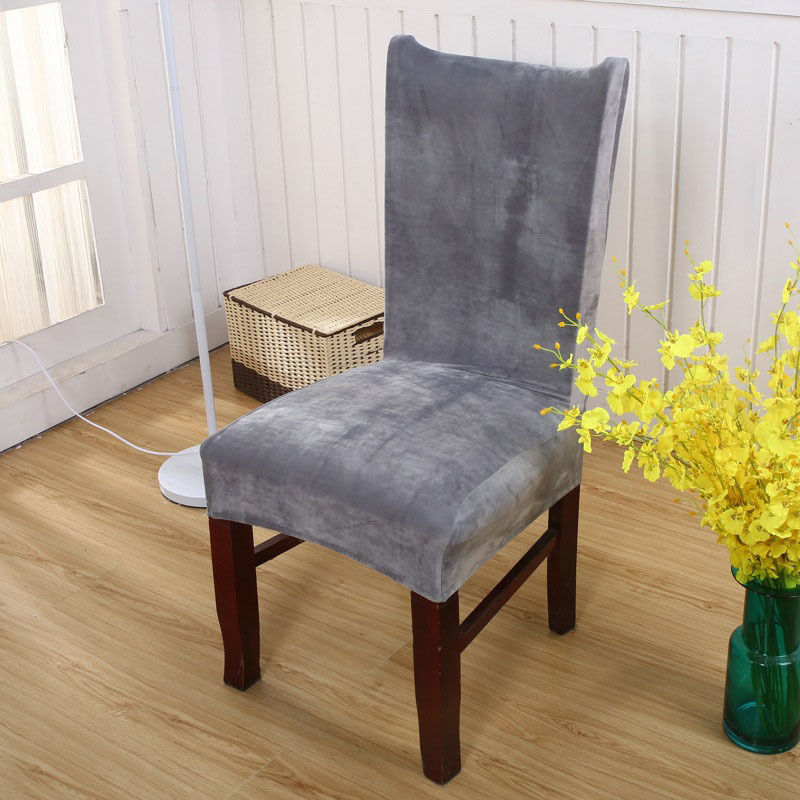 Details About Stretch Fox Velvet Fabric Dining Room Wedding Home Short Chair Seat Covers Uk