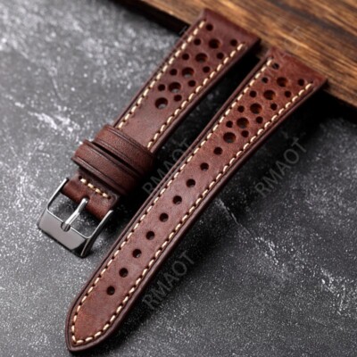 21mm Handmade Watch Band Strap Vintage Retro Style For Omega Speedmaster