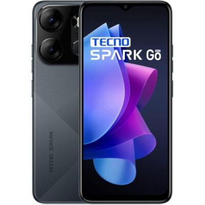 Tecno Spark Go 2024 Black (RAM 3GB, 64GB) 6.6'' 13MP Dual SIM Global Version
