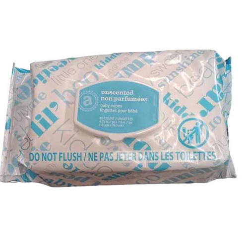 5 x 80 Ct. Packages, Unscented Baby Wipes, Expiration Octobe