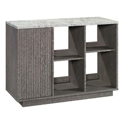 Pemberly Row Modern Engineered Wood Accent Storage in Ashen Oak