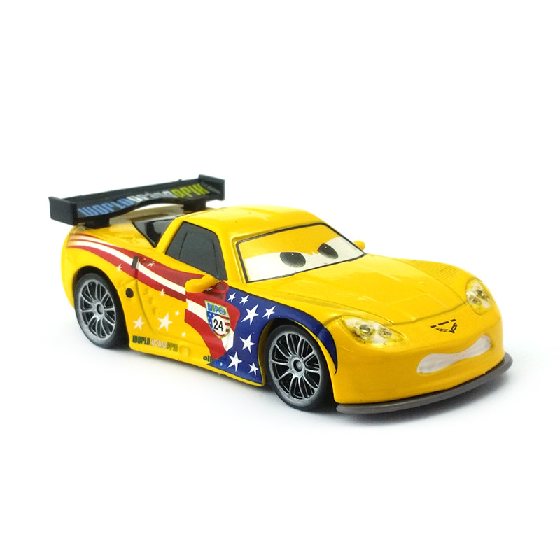 CARS 2 JEFF GORVETTE Mattel Disney Pixar Loose