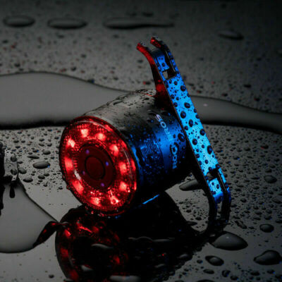 ROCKBROS Bike Colorful Taillight USB Charging Warning Bicycle Rear Light Safty