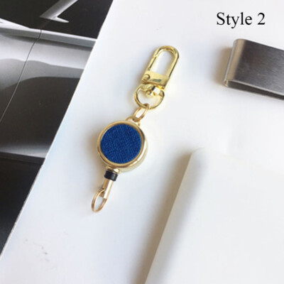 ID Lanyard Name Tag Card Badge Holder Key Ring Clip Pull Chain Reel Extendable