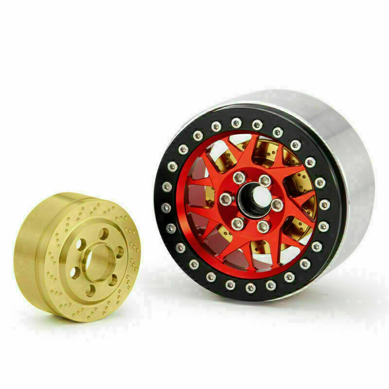 4X Brass 2.2" Wheel Balance Counterweight For 1/10 RC TRX-4 Wraith RR10 Car
