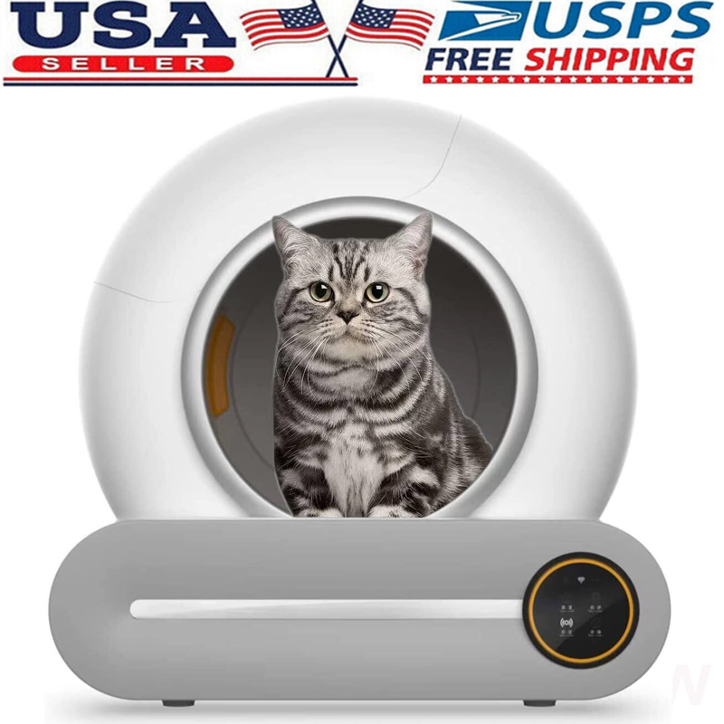 65l Litter Tray Smart App Control Self Cleaning Odour