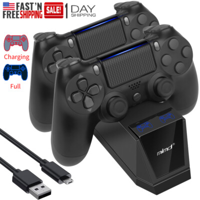For PS4 Playstation 4 Controller Fast Dual Charger Dock Station Charging Stand